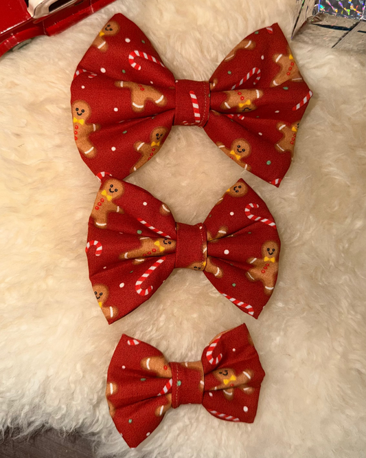 Christmas Dog Bowtie