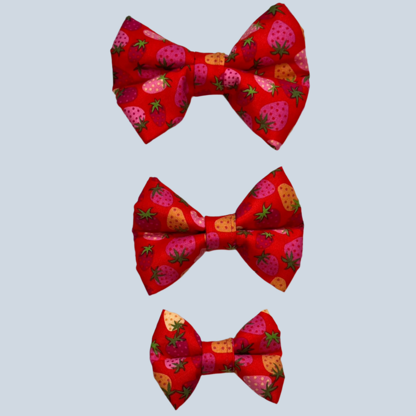 Strawberry Dog Bowtie