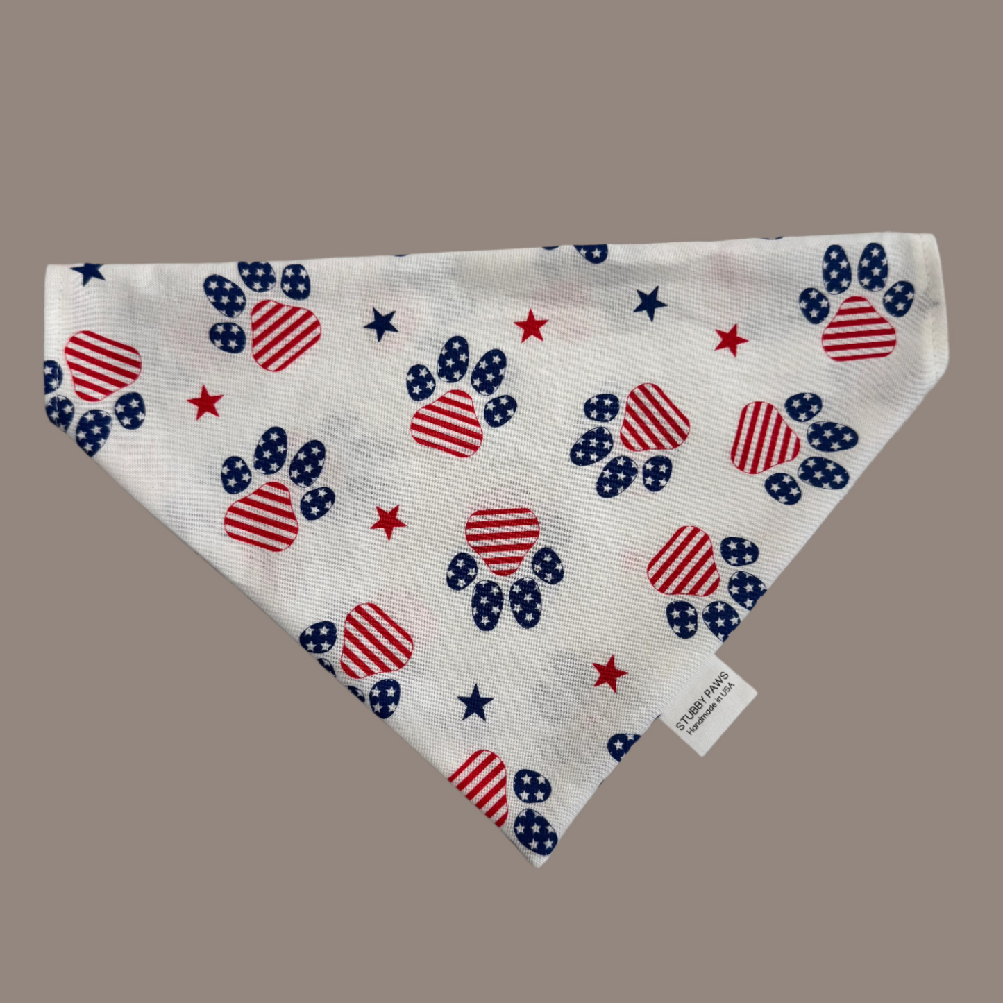 Red White & Blue Dog Bandana