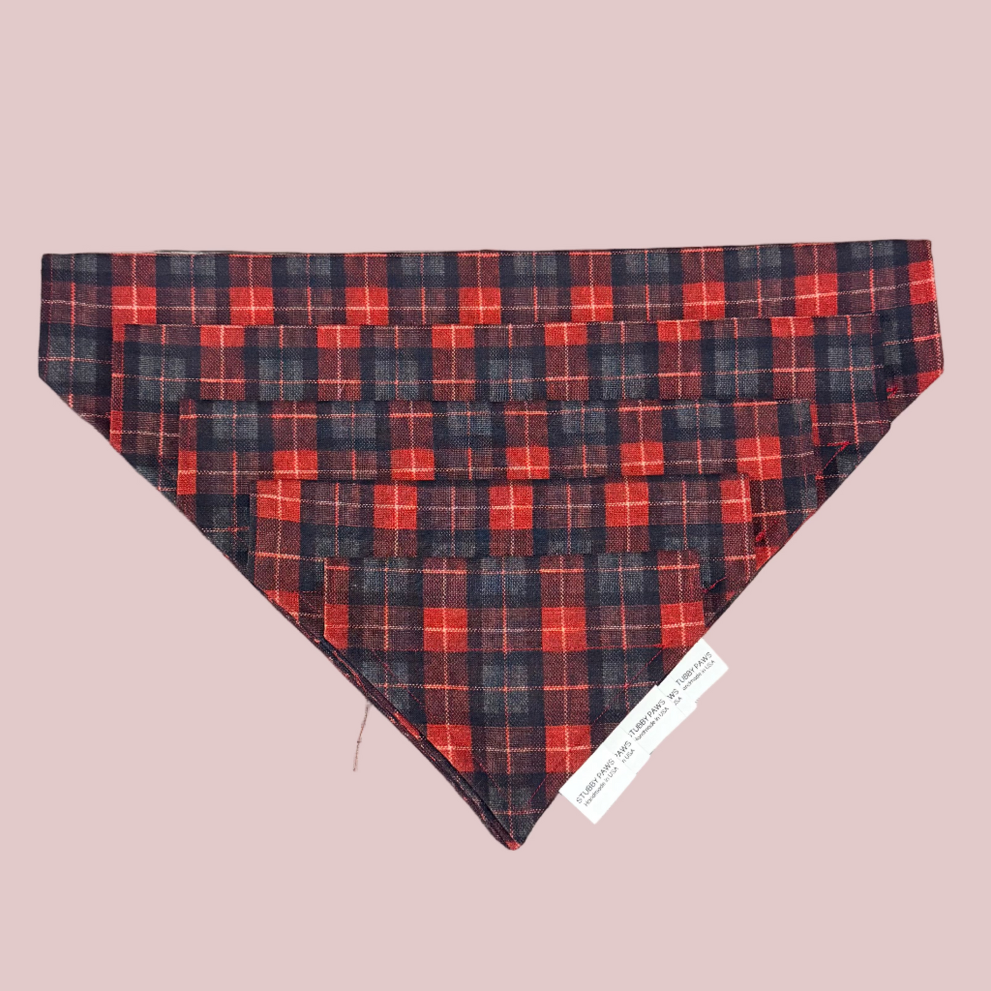 Christmas Plaid Dog Bandana